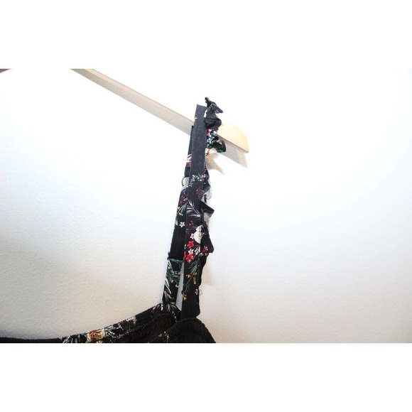 Torrid Floral Butterfly Midi Challis Smocked Tiered Dress Plus Size 4 4X H14068 - Picture 7 of 16